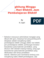 Menghitung Minggu Efektif, Hari Efektif, Jam