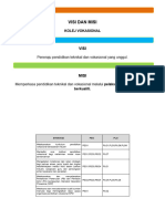 Visi Misi, Hasil Pembelajaran