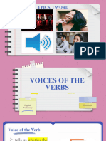 Voices of The Verbs