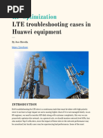 LTE Troubleshooting Cases in Huawei Equi