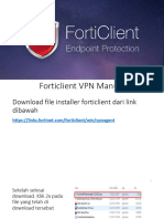 Forticlient VPN Manual - IND