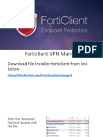 Sec-Forticlient VPN Manual - ENG-20210722