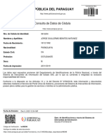 Consultade Datosde Cédula