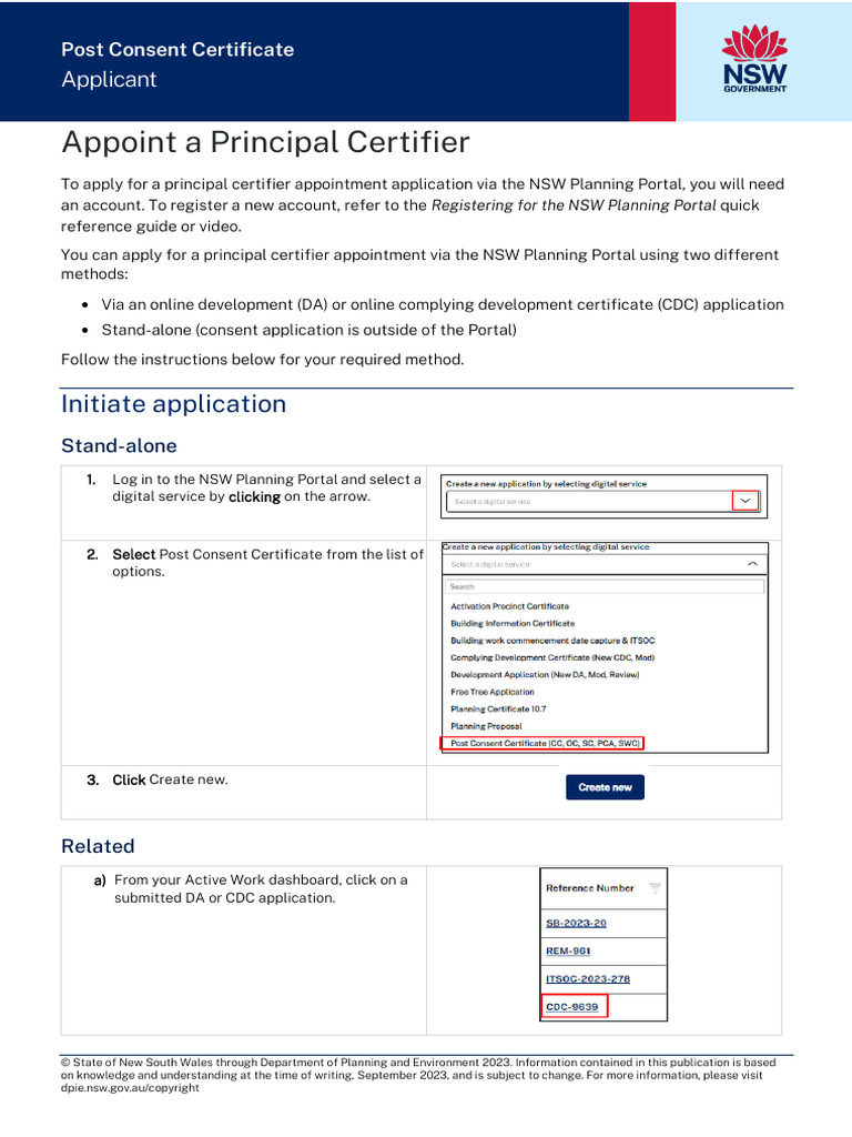 How To Appoint A Principal Certifier | PDF | Icon (Computing) | Computing