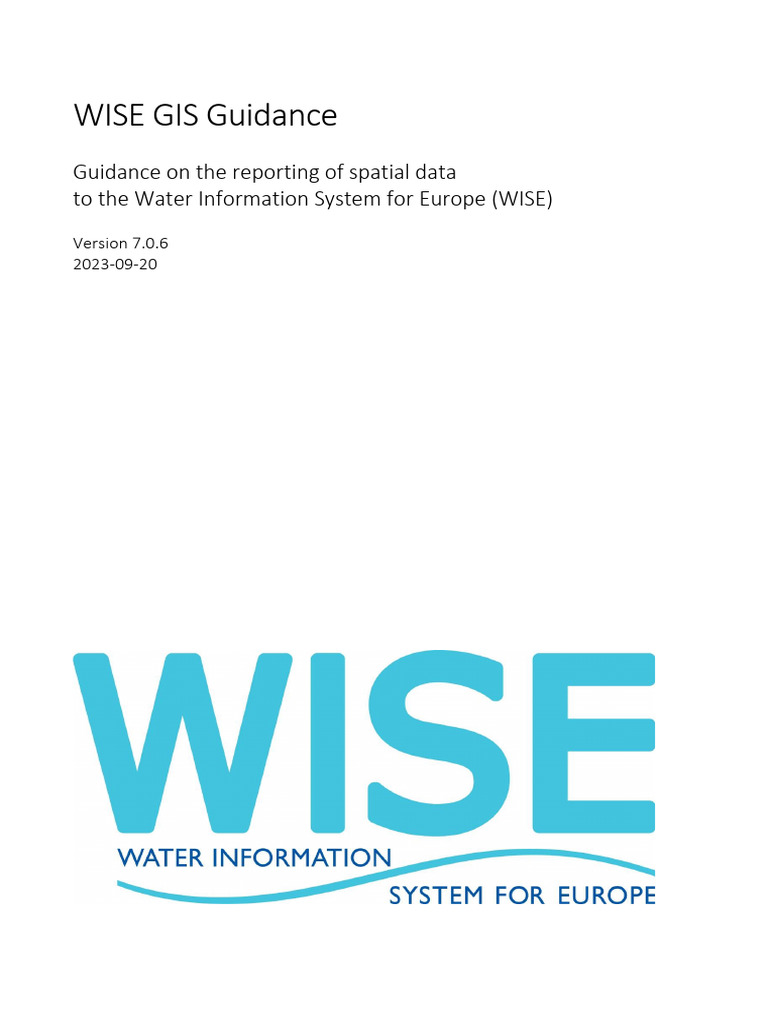 Wise Gis Guidance PDF Metadata Geographic Information System