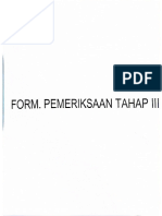 Form. Pemeriksaan Tahap III