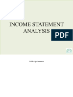 Income Statement Analysis