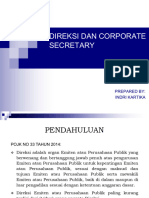 Direksi & Corporate Secretary