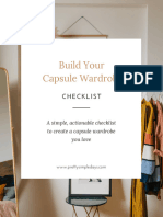Build A Capsule Wardrobe CHECKLIST