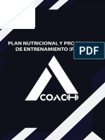 Plan Nutricional y Programa de Entrenamiento Maria Elena Corredor Fase 1a