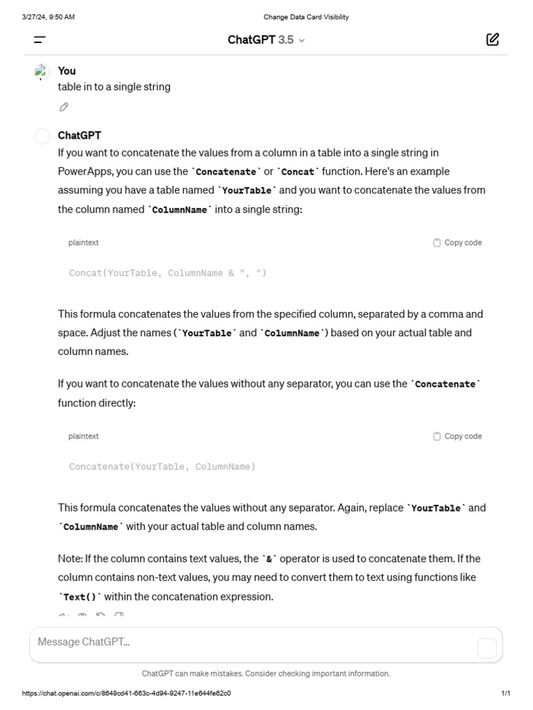 Change Data Card Visibility PDF