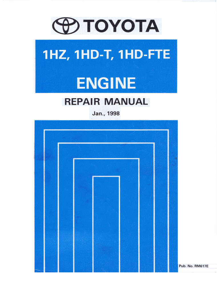 1HDT 1HDFTE Engine Repair | PDF