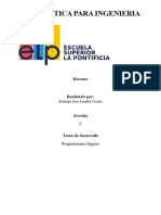 Propociciones Logicas Tarea