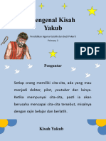 Mengenal Kisah Yakub