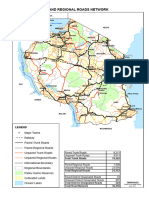 Tanzania Trunk & Regional Road Network