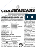 Chanmari Games 2011 Tan A Ni Dawn: Regn. No. NE - 307 (MZ) Estd: 11 May, 1982