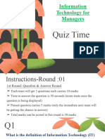 Irony and Satire English Quiz Presentation in Cream Modern Abstract Style