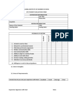 Internship Evluation Form