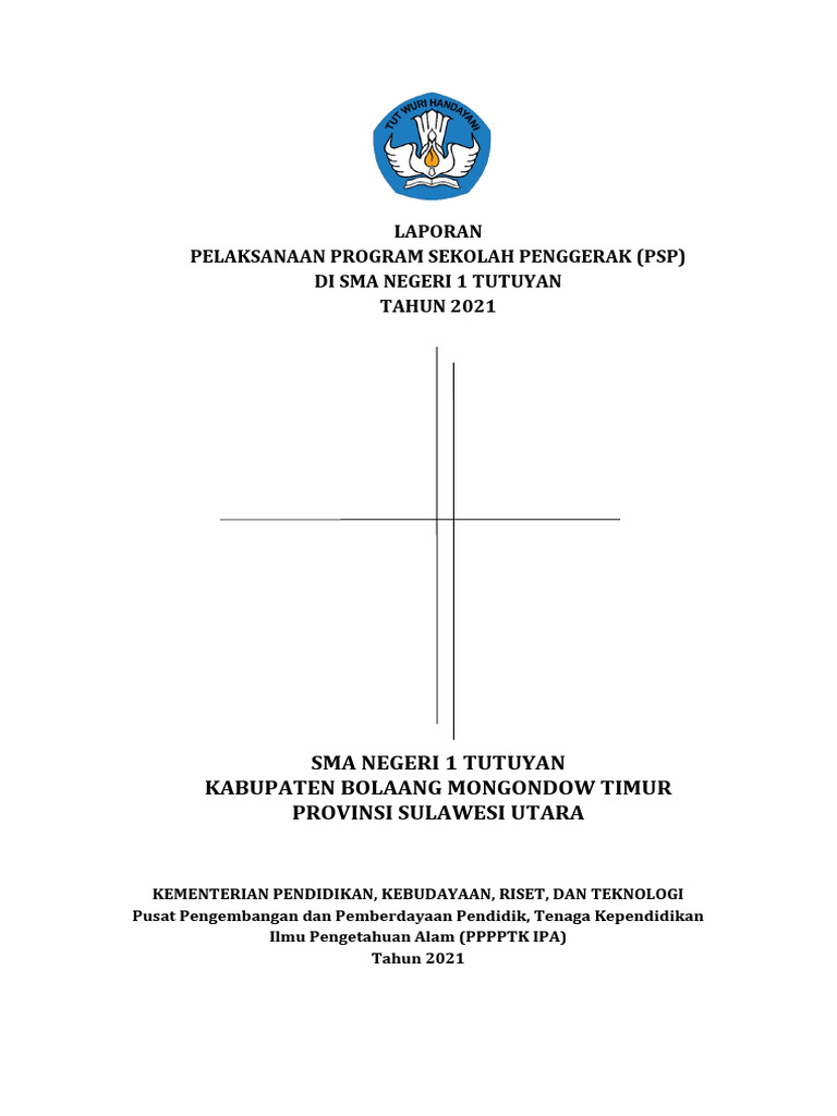 Laporan Program Sekolah Penggerak 2021 | PDF