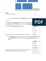 Steps For Horizontal Projectile