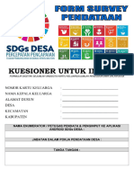 Jilid Desa Kuesioner Individu