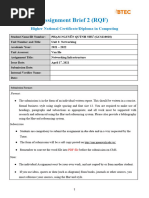 1 - Unit 2 - Assignment Brief 2