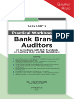Taxmann's Practical Workbook For Bank Branch Auditors - Sample Read