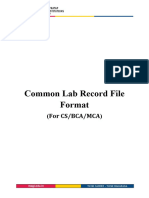 Lab Format 1