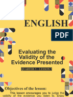 Evaluating The Validity