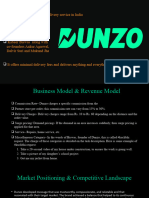 Dunzo - Analysis of Business Model