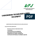 Planeación de Proyecto