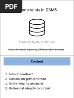 Constraints