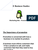 Marketing Mix Promotion