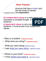 Noun Clauses