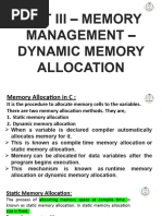 Dynamic Memory