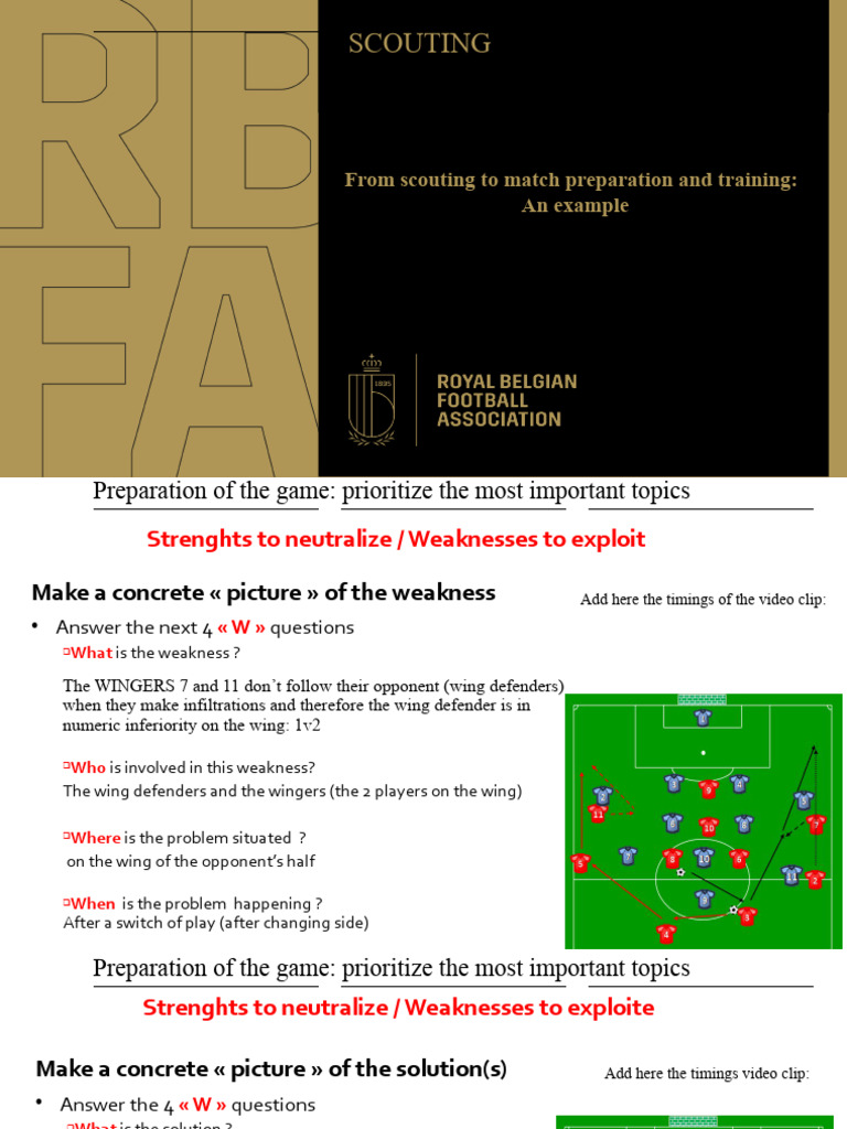 Task Game Plan Training | PDF