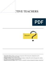 Effective Teachers