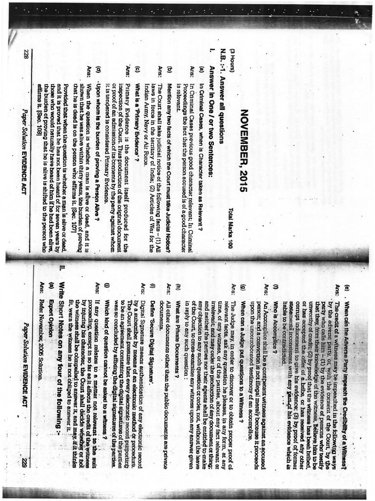 law-of-evidence-5-year-solution-pdf