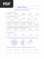 Year 7 Otago Problem Solving Questions | PDF | Home & Garden