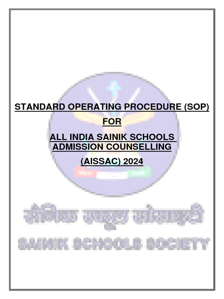 Sop 2024 | PDF