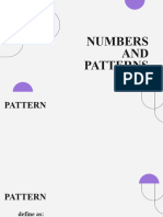 MODULE 1 Numbers Patterns - 062435