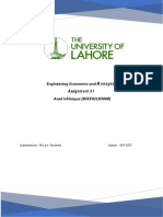 Assignment 01 - EEM - Asad Ishtiaque (BSEE02183008)