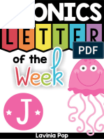 Letter of the Week J（字母j）