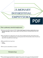 Pulmonary Interstitial Emphysema