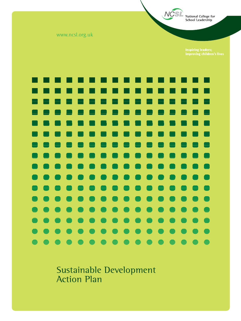 NCSL Sustainable Development Action Plan | PDF | Sustainability ...