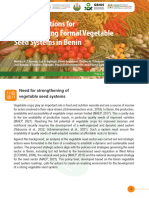 Policy Brief - Vegetable Seed Roadmap Benin