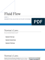 Topic 2 Momentum Analysis of Flow Systems