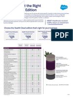 Healthcloud Pricing Datasheet