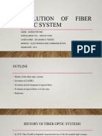 Evolution of Fiber Optic System