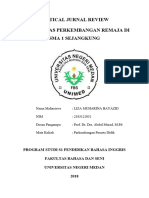 Critical Jurnal Review PPD Tugas-Tugas Perkembangan Remaja